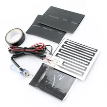 Универсальные 12V мотоциклетные ручки для руля велосипеда, электрическая регулируемая зимняя грелка для рук