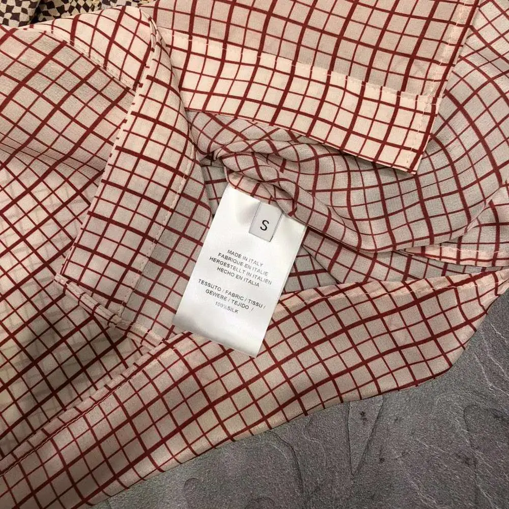 VERDEJULIAY Vintage 100% Silk Blouse Runway