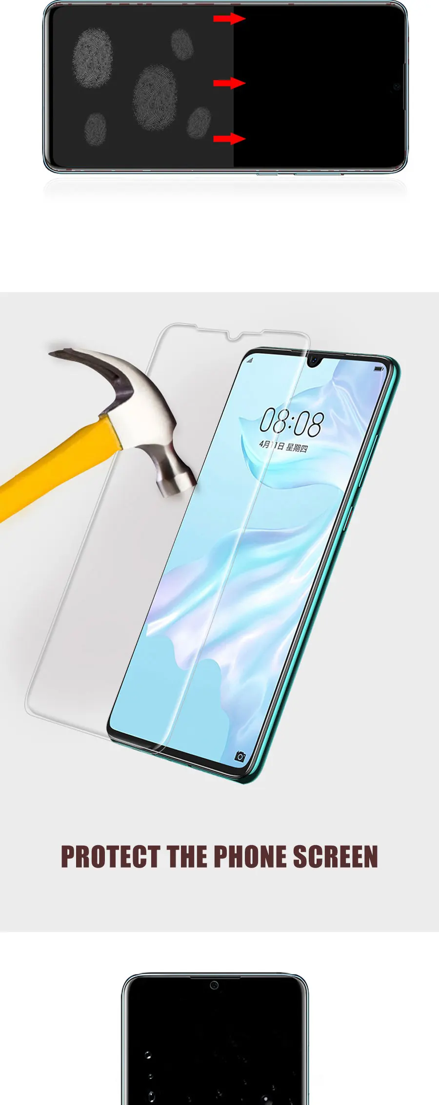 9H закаленное стекло для huawei P30 Lite Защитная пленка для экрана на huawei P20 Pro P10 Lite Plus P Smart стеклянный чехол