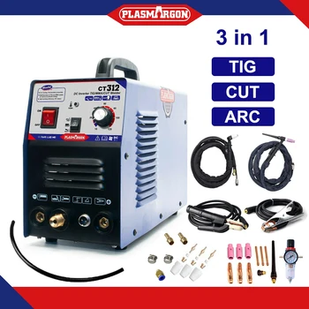 Cheap CT312 HF Plasma Cutter Tig Welder Arc Mma Stick Welding CUT TIG ARC 3 In 1 Multifunction Semi-automatic Machine