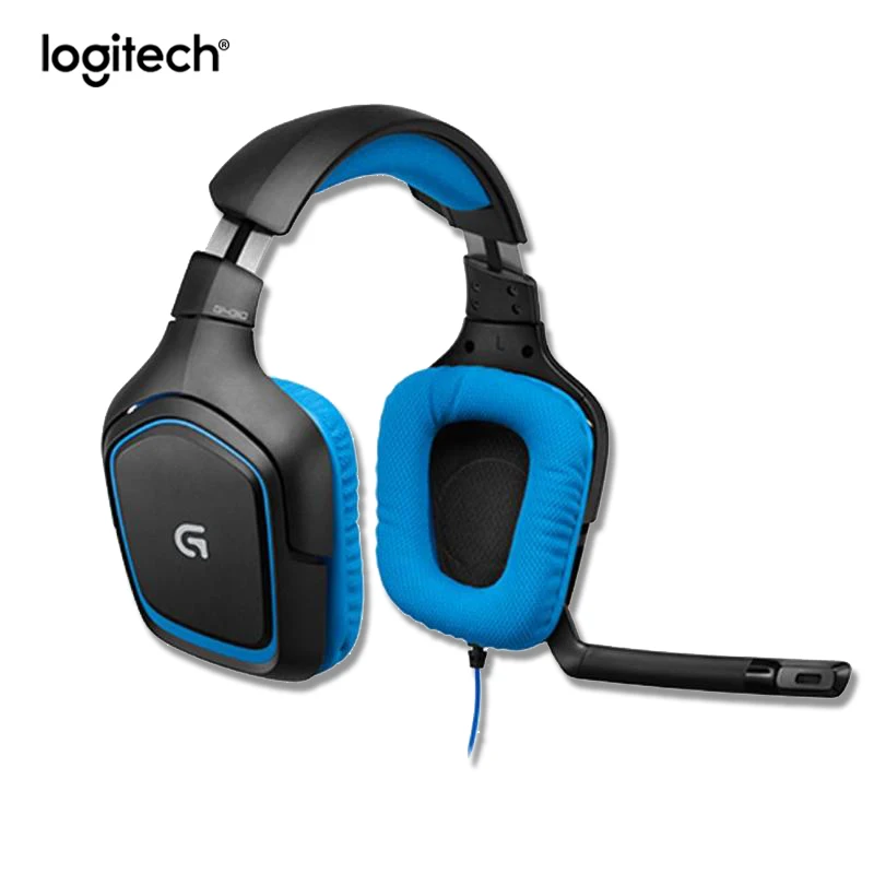 Оригинальная игровая гарнитура G430 7 1 SURROUND проводные стереонаушники USB с
