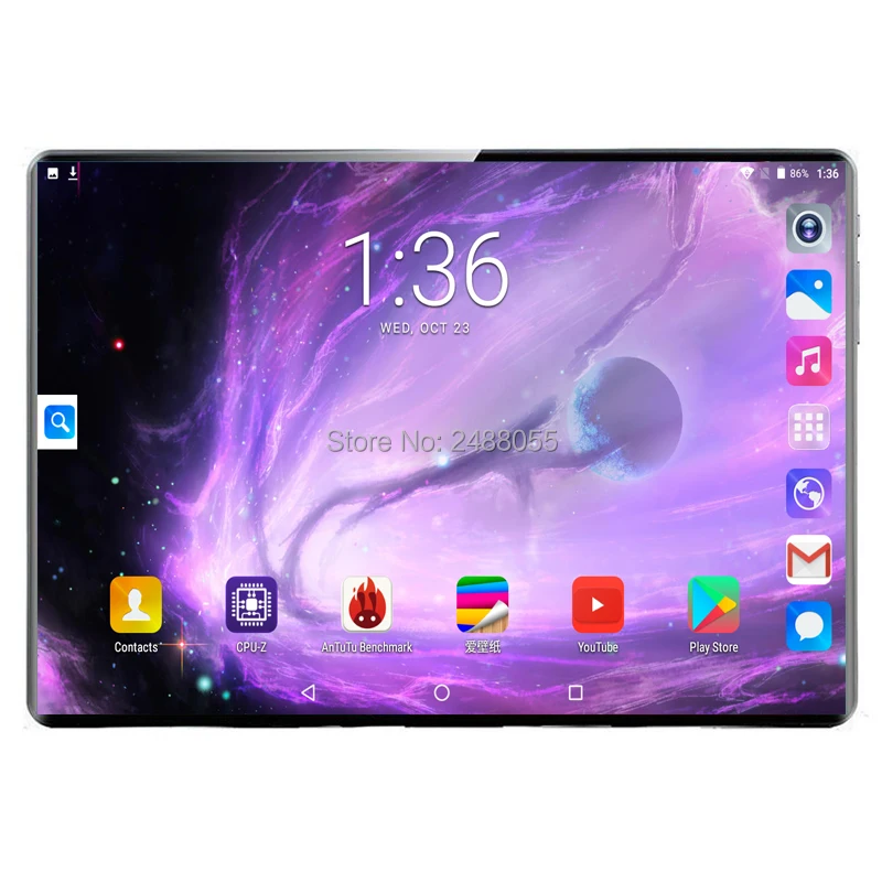 New Tablets Google Play Android 9.0 OS 10 inch tablet Deca Core 8GB RAM 128GB ROM 1920*1200 IPS GPS Kids 10.1 | Компьютеры и офис