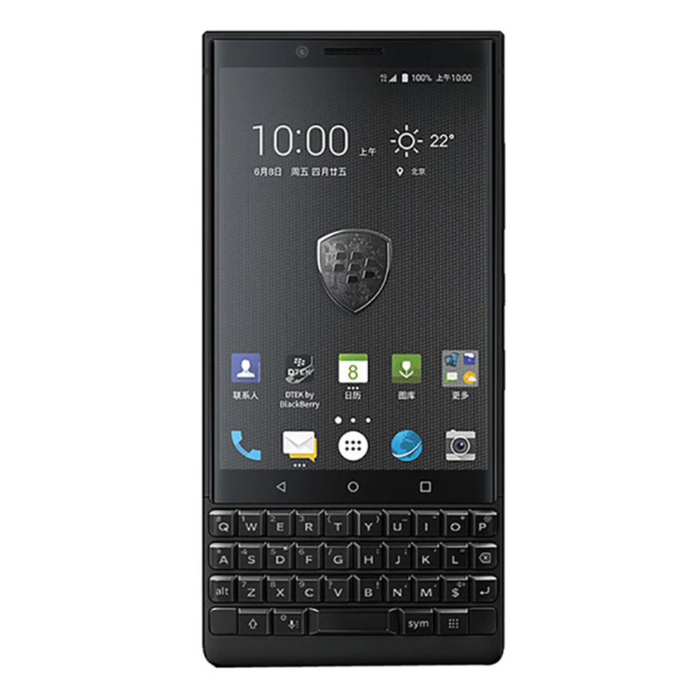 Original BlackBerry KEY2 4G LTE Mobile Phone 4.5'' 6GB RAM 64GB/128GB ROM Octa Core Snapdragon 660 Octa-Core  CellPhone 2