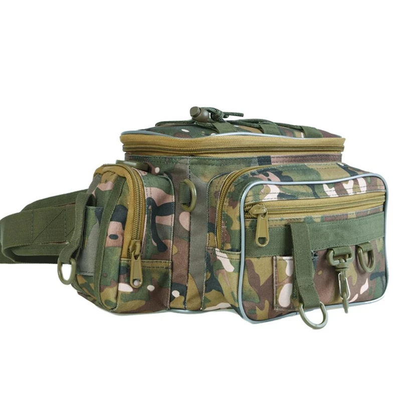 Многофункциональная Рыболовная Сумка, сумка для инструментов на открытом воздухе, сумка через плечо, поясная сумка