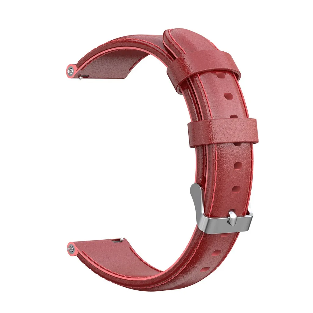 Кожаный сменный ремешок для часов для AMAZFIT GTR Смарт-часы 42 мм Высокое качество - Цвет: E