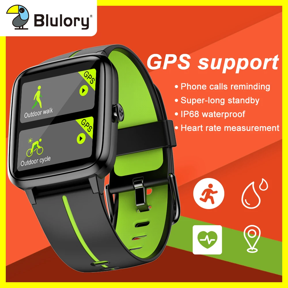 Водонепроницаемые Смарт часы Blulory с GPS пульсометром android Bluetooth 2020|Смарт-часы| |