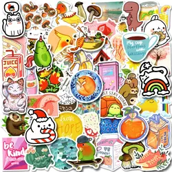 50 PCS Cartoon Animal Small Fresh Child Sticker  Phone Guitar Laptop Helmet Automobile Water Cup Stationery Decorate Sticker