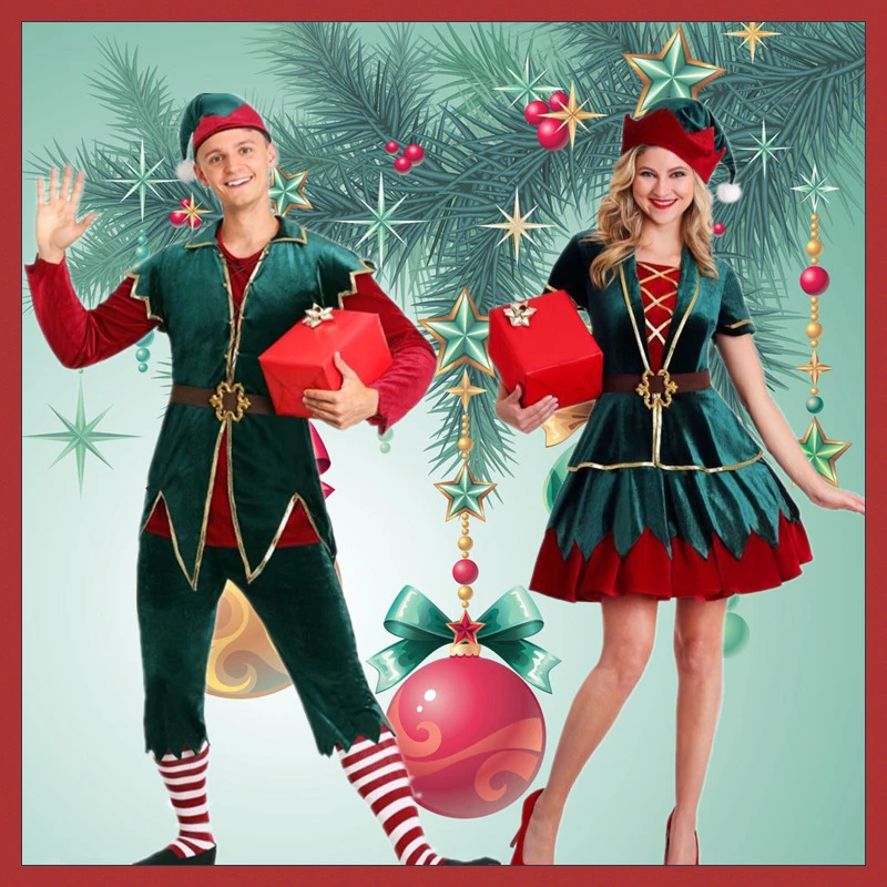 christmas couple fancy dress