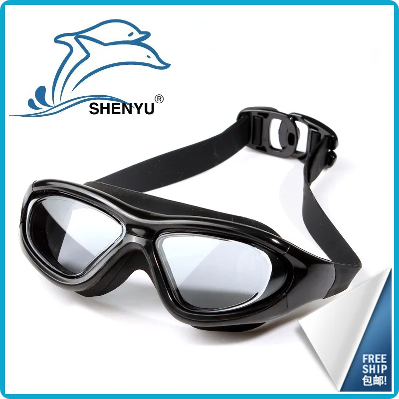 

Sy9100 Large Frame Swimming Goggles Waterproof Anti-fog Anti-UV Money Clear Vision Large Wide-angle Goggles 200g