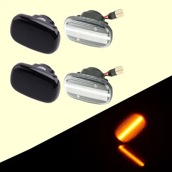 

1Pair Car Front Dynamic LED Side Marker Repeater Indicator Turn Signal Light Lamp 12V DC Fit for Toyota Corolla Hilux Yaris