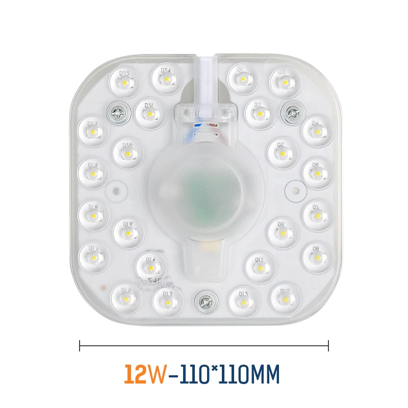 12W AC220V светодиодный потолочный светильник источник с умным радаром индукции, светодиодный модуль источник потолочный светильник заменить, 12 Вт/18 Вт внутренний светильник дневного света - Цвет корпуса: 12W