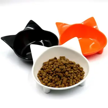 

Cat Bowls Cute Candy Color Plastic Dog Food Bowl Feeding Water Food Puppy Feeder Cat Dog Bowls Pet Cat Feeding Bowl Pet Supplies
