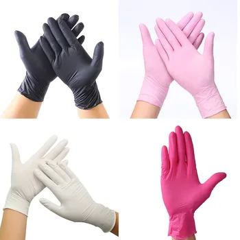 

100 PCS Disposable Kitchen hand latex medical gloves Dishwashing Gloves Rubber Garden Gloves Universal For Left and Right Hand