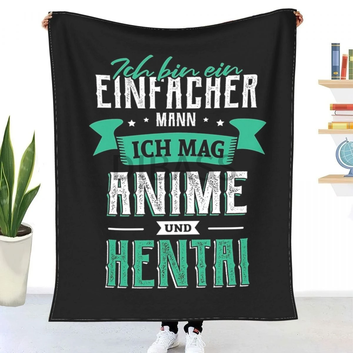 Anime Hentai Apparel Throw Blanket 3D Printed Flannel Throw Blankets
