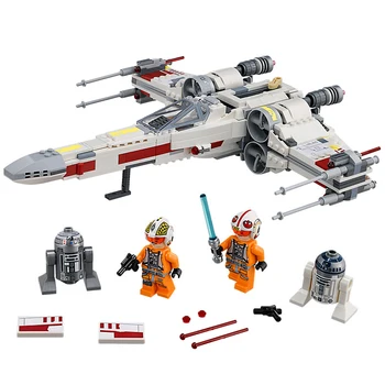 

Lepinblocks 05145 Star wars X-wing Starfighters Building Blocks Bricks Compatible Starwars Sets 75218 Toys For Children Gift