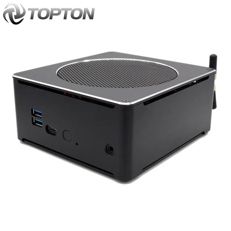 TOPTON Монстр мини ПК i7 8750H 6 ядер 12 потоков DDR4 2666 МГц Nuc Windows 10 Pro Linux маленький