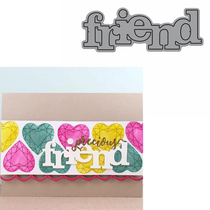 Формы для скрапбукинга дружеские слова 2019|Вырубные штампы| |