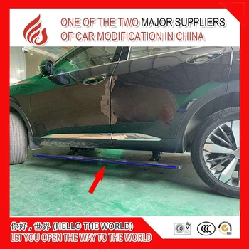 

High quality aluminium alloy Automatic scaling Electric pedal side step running board with light for MKX 2015-2018