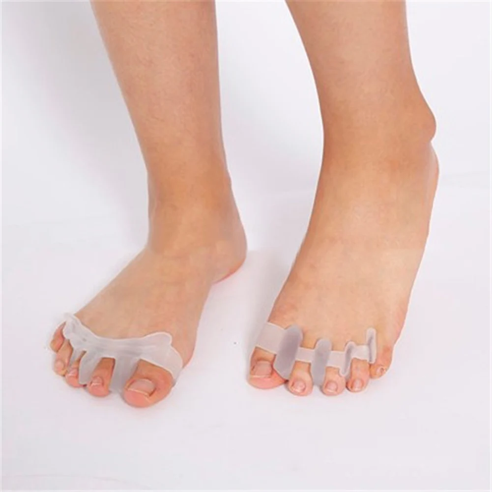 1 Pair Silicone Foot Care Gel Bunion Protector Toe Separators Straightener Spreader Correctors Hallux Valgus Cushion insole