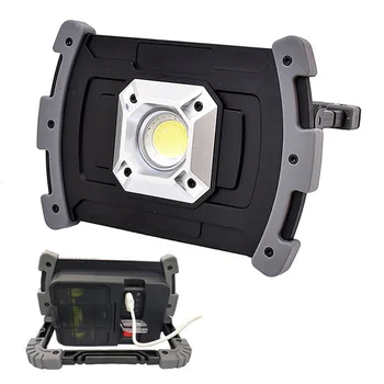 

LED Work Light COB Emergency Spotlight USB Rechargeable For Camping 20W Portable