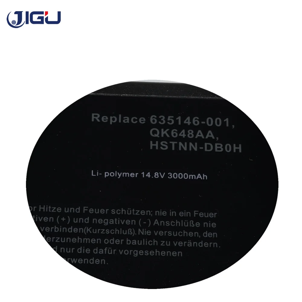 JIGU 14,8 V Аккумулятор для ноутбука hp ProBook 5330m 635146-001 FN04 HSTNN-DB0 HQK648AA 3000mAh
