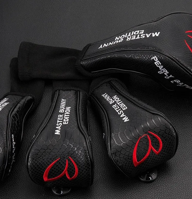 

Golf UT Headcovers MASTER BUNNY Hybrid Covers PU Leather 5 Colors Fariway Wood Cover Driver Cover