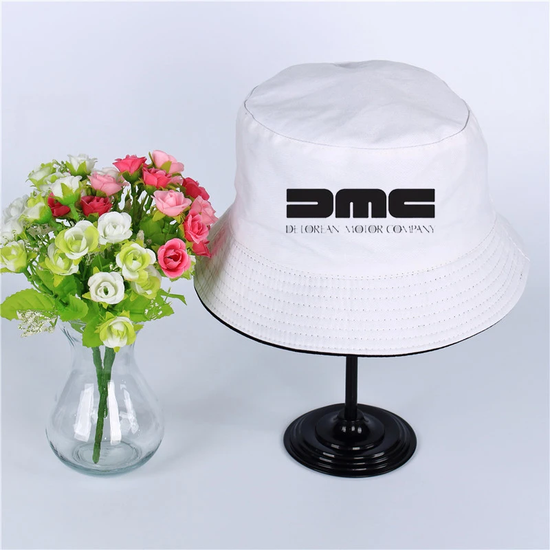 DMC делореан логотип летняя шляпа Женская Мужская Панама, шляпа-Панама DMC DeLorean дизайн плоский солнцезащитный козырек рыбалка, рыбак шляпа