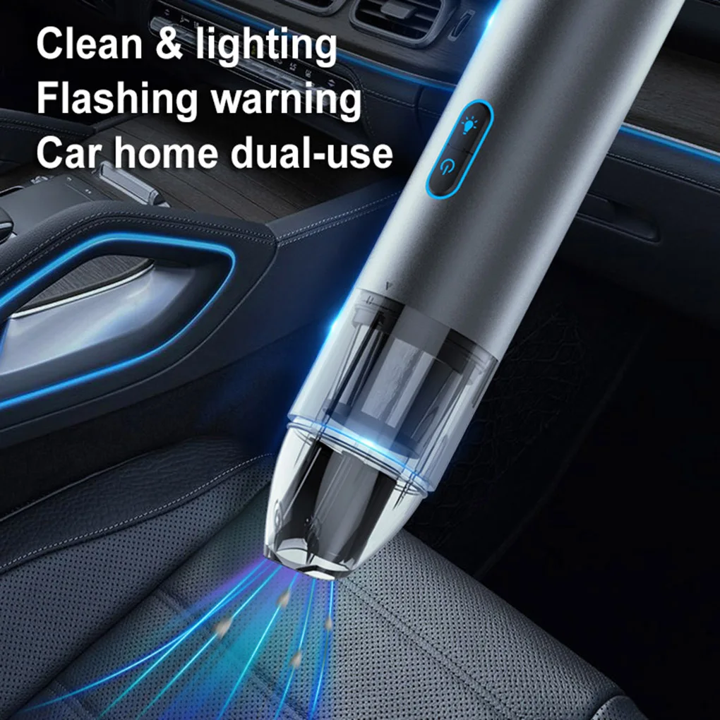 Car Vacuum Cleaner Portable Wireless Handheld Auto Vacuum Cleaner Robot for Car Interior & Home & Computer Cleaning