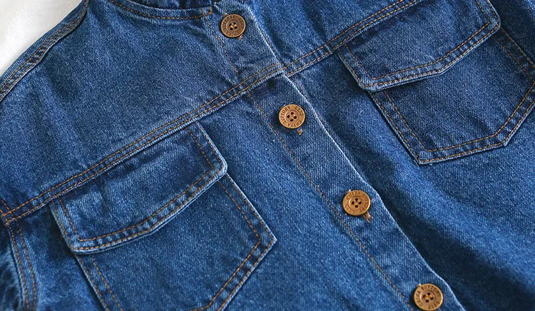 Girls Jackets New Arrival Autumn Casual Denim Jacket for Boys Kids Clothing Infant Girls Coats Child Outwear Toddler Baby Jacket