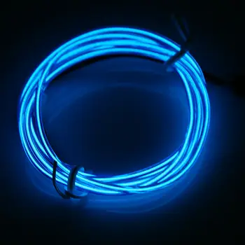 

3meters Light Power cable Strip Blue Car LED Interior Atmosphere Decor