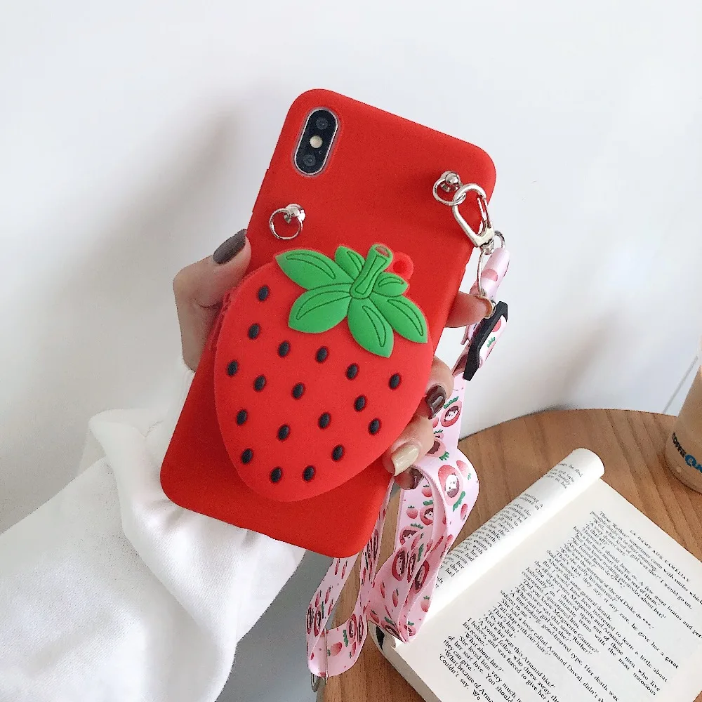 Чехол-Кошелек Vanuoxin на молнии, чехол для телефона huawei Y5() Y5, чехол, милый 3D фрукт для huawei Honor 8 S, мягкий силиконовый чехол-накладка