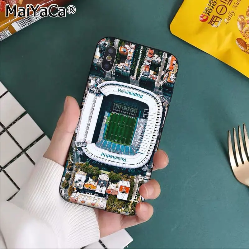 MaiYaCa Барселона Домашний футбольный стадион Новинка чехол для телефона Fundas чехол для Apple iPhone 8 7 6 6S Plus X XS MAX 5 5S SE XR чехлы - Цвет: A3
