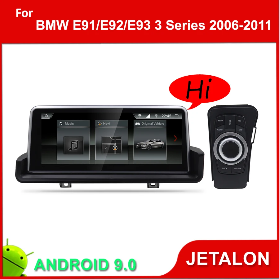Автомобильный мультимедийный плеер JETALON, для BMW 3 серии E90 E91 E92 E93, GPS, Android 9,0, навигация, экран 10,25 дюйма, монитор 2006-2011 Автомобильный мультимедийный плеер JETALON, для BMW 3 серии E90 E91 E92 E93, GPS, Android 9,0, навигация, экран 10,25 дюйма, монитор 2006-2011