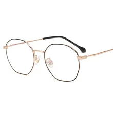 Квадратный плоский неправильный многоугольник с открытым шаром близорукий стеклянный каркас с металлом