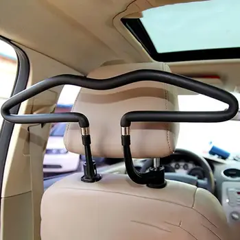 

450*250MM Universal Soft Car Coat Hangers Back Seat Headrest Coat Clothes Hanger Jackets Suits Holder Rack Auto Supplies