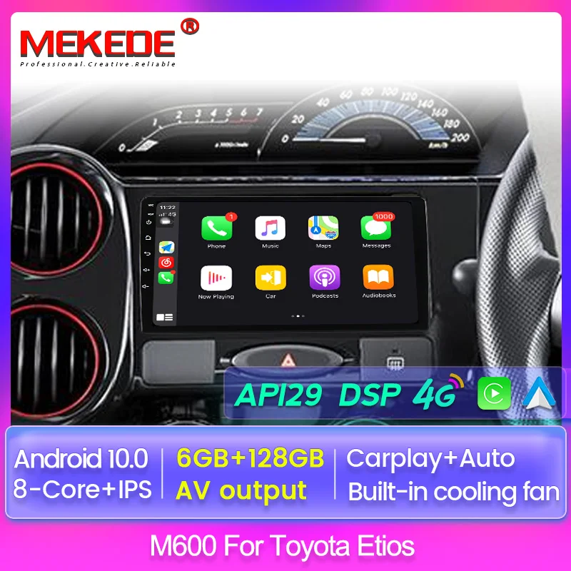 Toyota Etios DSP IPS Auto Stereo 