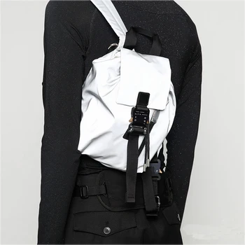 

2020 New ALYX Backpack Men Women Metal Buckle Functional Tactical ALYX Shoulder Bag High Quality Hip Hop Reflective ALYX Bags