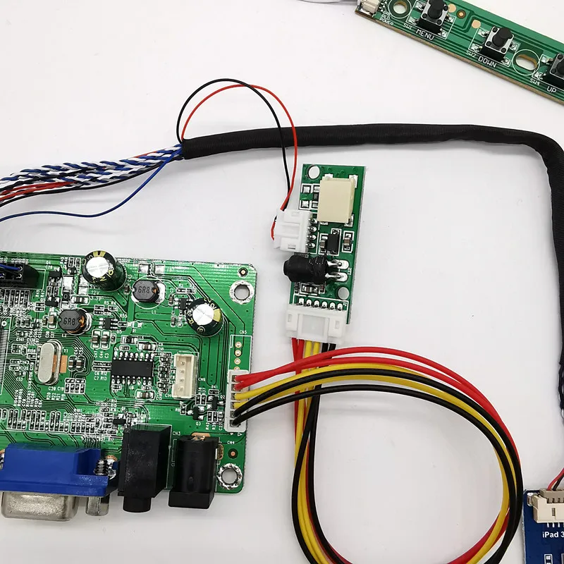 HDMI+ VGA+ аудио плата контроллера для iPad 3 4 9," LQ097L1JY01 LTL097QL01-A01/W01 2048x1536 EDP сигнала 4 полосы 51 контакты lcd Displal