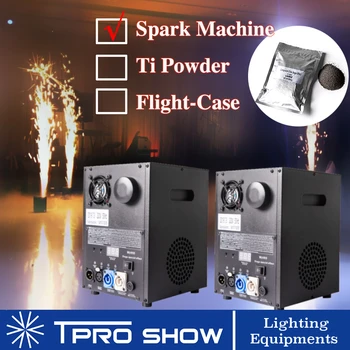 

Stage Fireworks Machine 400W Wedding Sparklers Remote Control Cold Spark Fountain Dmx Sparkular Flight Case Ti Powder Optional