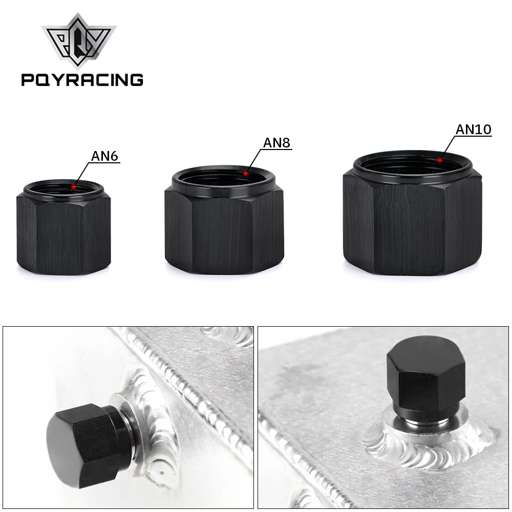 Aluminum Hose Fitting Reducer Expander Fitting Aluminum AN6 AN8 AN10 Adapter Female Flare End Cap Plug Tube Nut 1PC / 2PCS / 5PCS