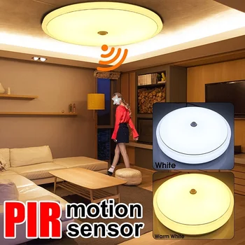 

LED PIR Motion Sensor Ceiling Light 30LEDs 110-265V Surface Mounted Modern Ceiling Lamp For Hallways Corridor Aisle Stairways