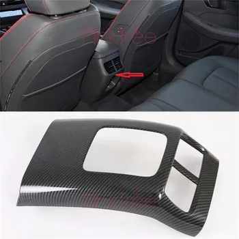 

Armrest Box Rear Air Condition Vent Cover Trim For Hyundai Sonata Sensuous DN8 2019 2020 Carbon Fiber Color Car Styling