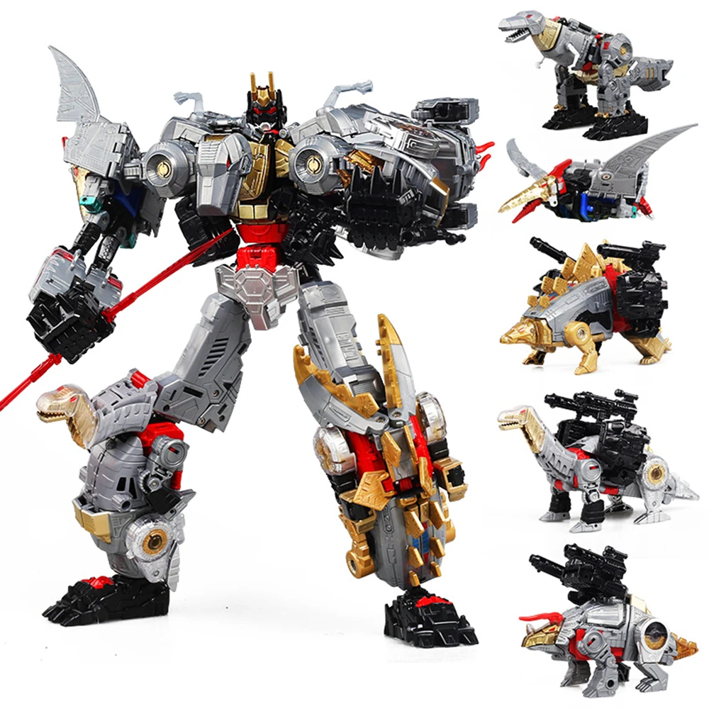 Trasformazione Bmb G1 Dinoking 5In1 Dinosauro Dinobot Mhlock Scorie Fanghi Snarl Swoop Slash Oversize Lega Action Figure Giocattoli