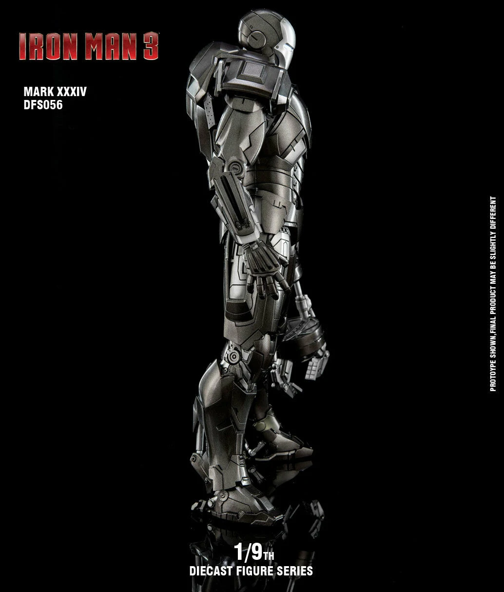 King Arts 1:9 Металл DFS056 MK34 Железный человек MK34 фигурка модель игрушки