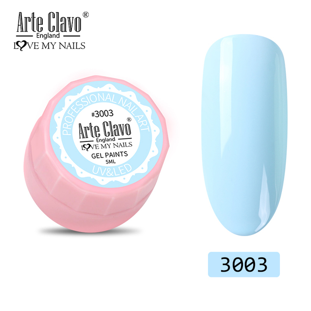 Clavo 5ML Painting Gel Nail Polish 72 Colors Gel Varnish Set For Manicure Top Base Coat Hybird Design of Nail Art Lacquer