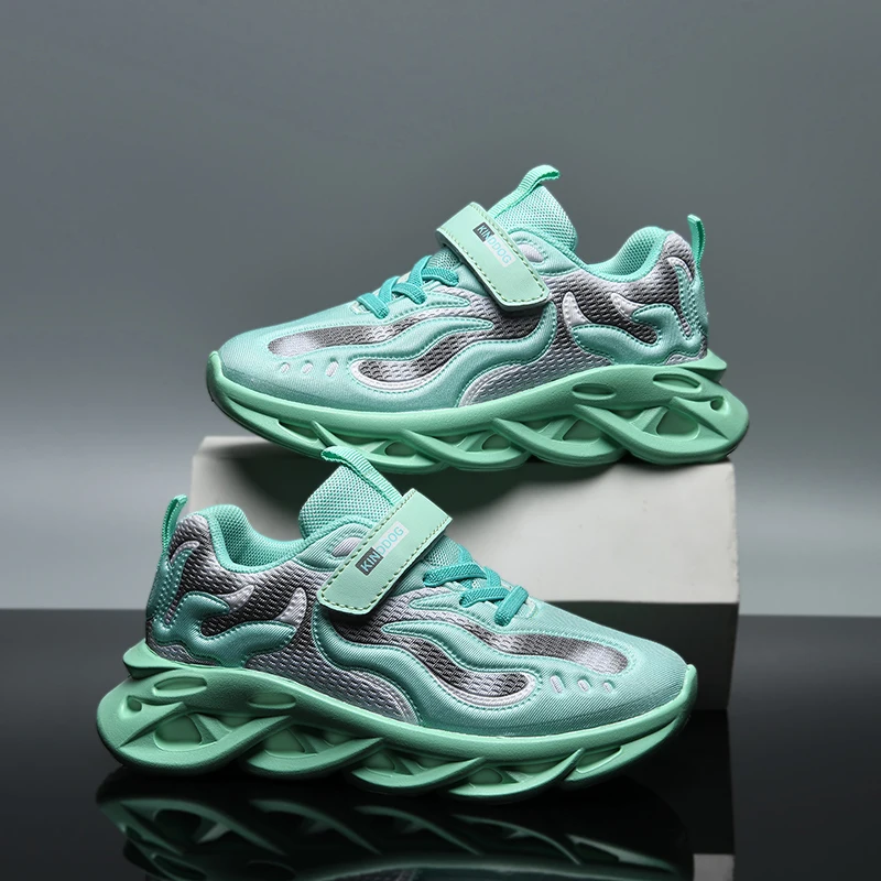 Best Offers Fashion Kids Basketball Sneakers Brand Breathable Mesh Tennis Sports Shoes for  Lnwy3B9GOJj
