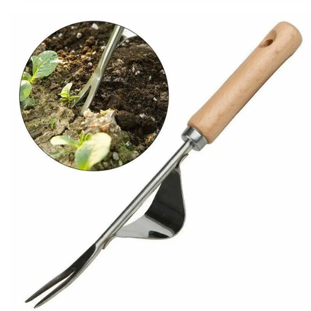 

DishyKooker Multifunction Weeder Digging Lawn Hand Tool Stainless Steel Puller Outdoor Dandelion Cutter Transplant