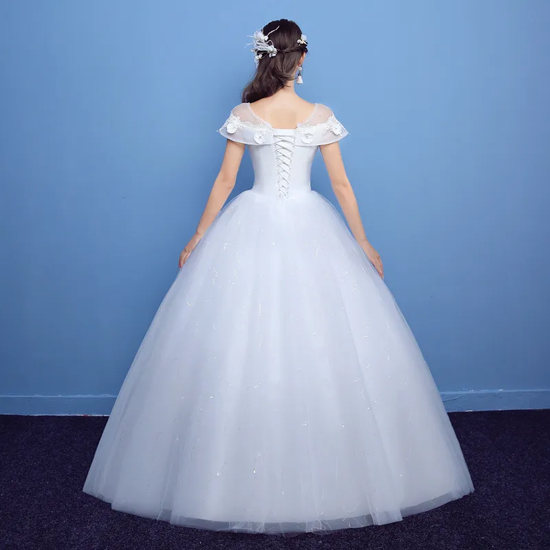 Последние иллюзии с короткими рукавами и кружевами Vestido De Noiva бальное платье на заказ Плюс Размер Свадебные платья H08