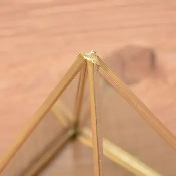 

Modern Modern Glass Terrarium Storage Box Glass Jewelry Holder Pyramid Tabletop Succulent Plant Terrarium Box/Air Plant & Cacti