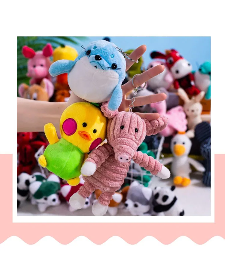 Плюшевая игрушка подвеска бутик сумка Подвеска милый мультфильм плюшевая кукла брелок кулон Девочка День маленький подарок игрушки